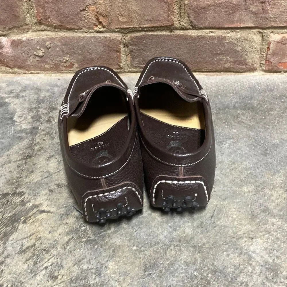 Tod’s Brown Driving Slip On Loafer Shoes Size 7